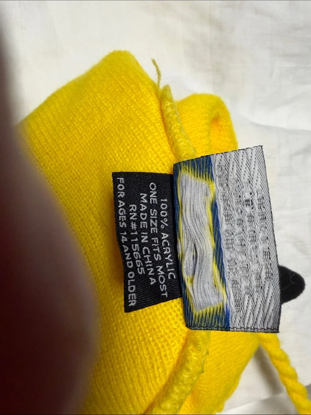Pokemon Pikachu Bright Yellow Knit Hat with Red Cheeks and Black Ear Tips